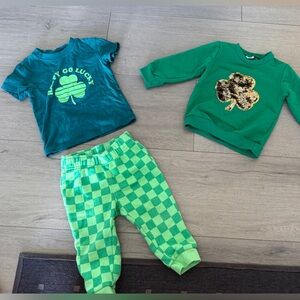 Kids St.Patrick’s Day Matching Set - Green